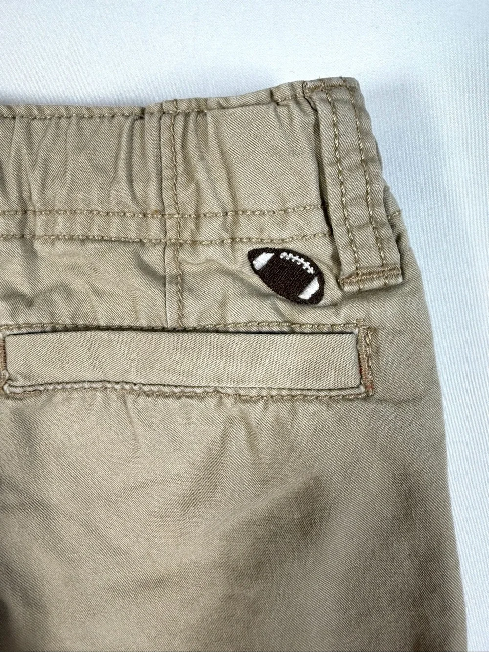 GYMBOREE Boy Hometown Hero Line Football Embroidered‎ Twill Classic Fit Pants 3T